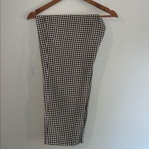 H&M women’s Monochrome Check Pants
